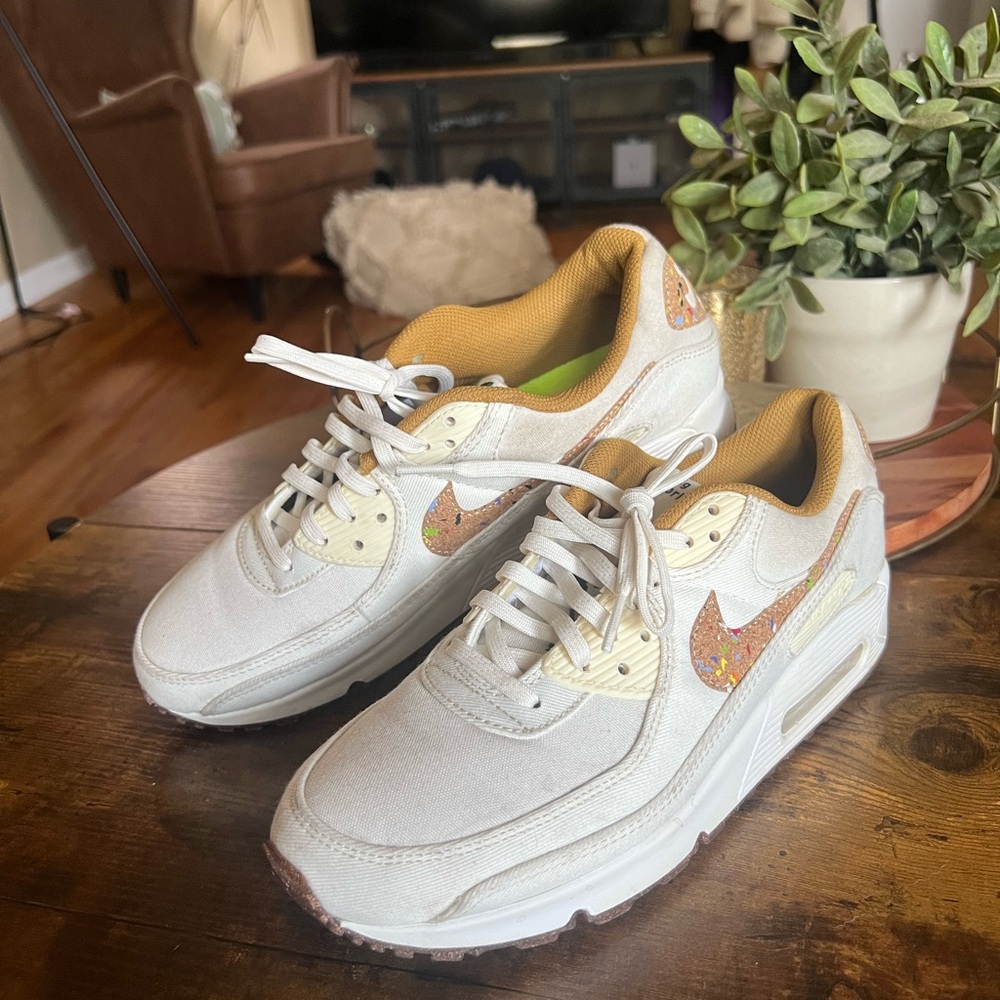 2021 Womens Nike Air Max 90 SE Cork Sail White Wheat SZ 10